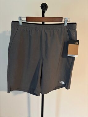 The North Face Men's Charcoal Grey Athletic Shorts